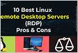 Top 10 Best Linux Remote Desktop Clien